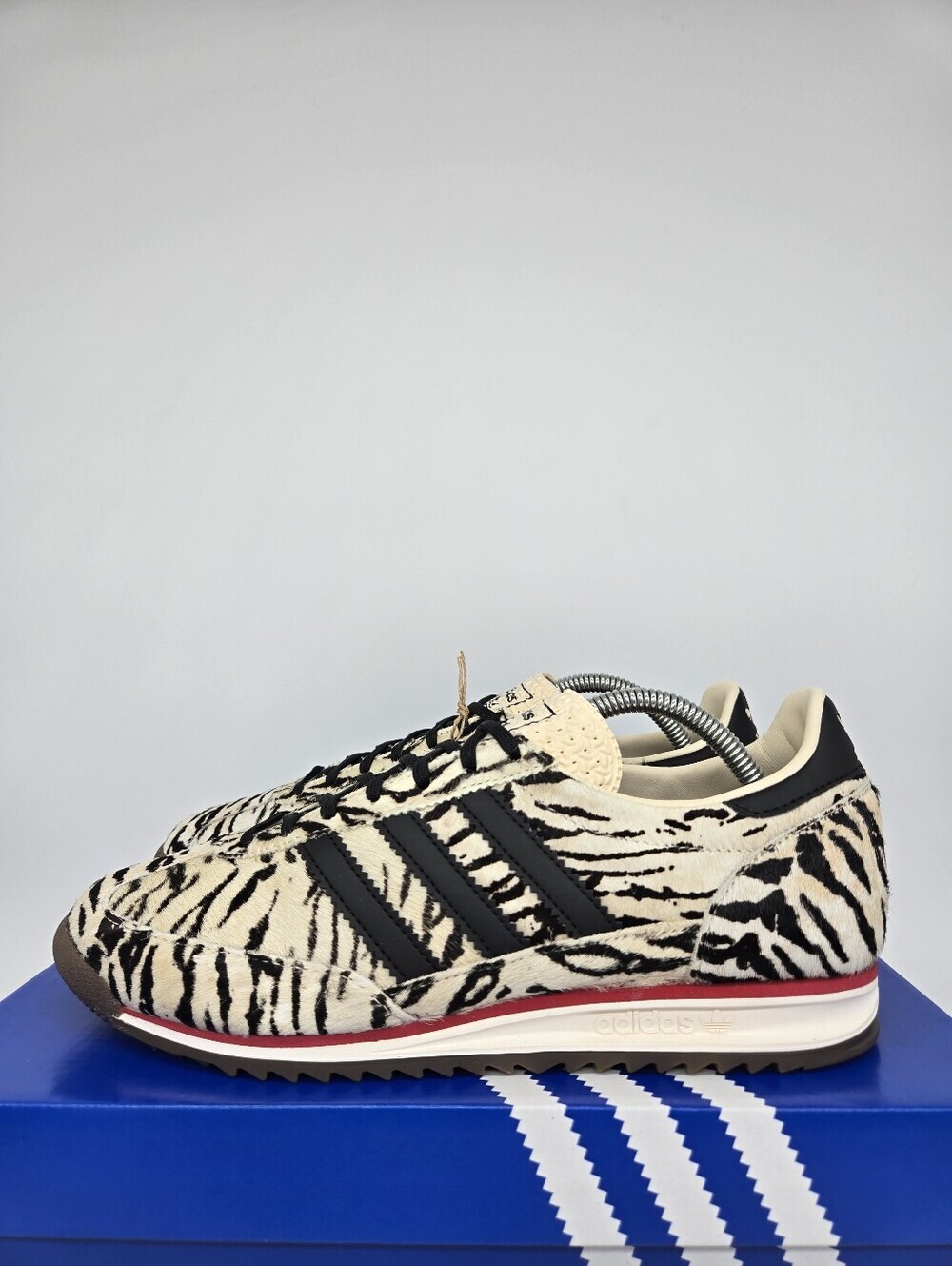 adidas Women's SL 72 OG KH8811 Zebra Print Shoes Size 5